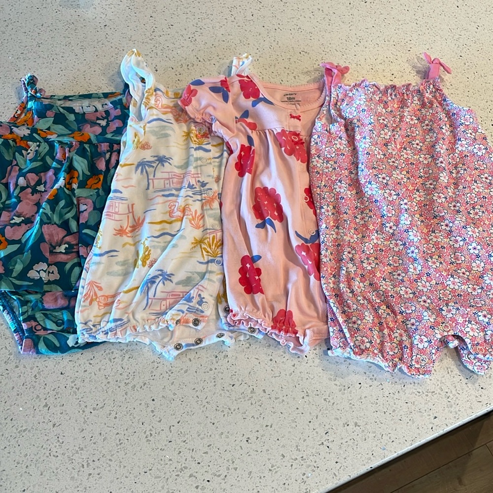 Carters 18-24 month romper bundle